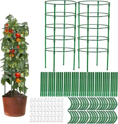Immagine prodotto di Supporto per piante Klimhulp, regolabile in altezza fino a 125 cm, per piante di pomodoro