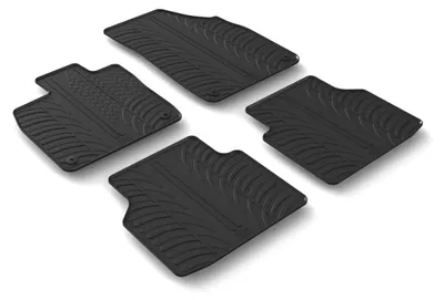 Produktbild von LAMPA Fußmatten Set Gummi für SKODA Enyaq IV SUV Vorne+Hinten