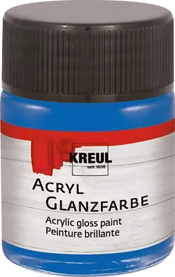 Produktbild von KREUL Acryl Glanzfarbe Blau 50 ml