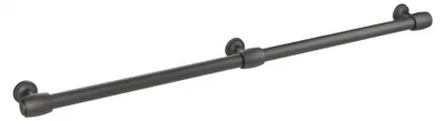 Produktbild von Griff für Möbel aus Zinklegierung, Lochabstand 900 mm, matt schwarze Lackierung
