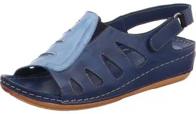 Produktbild von Gemini Sandaletten,Stadtbd.b.25mm o.Fußb in blau, Gr. 42