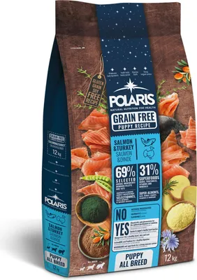 Produktbild von POLARIS Puppy mit Lachs und Pute - Trockenfutter für Hunde - 12kg