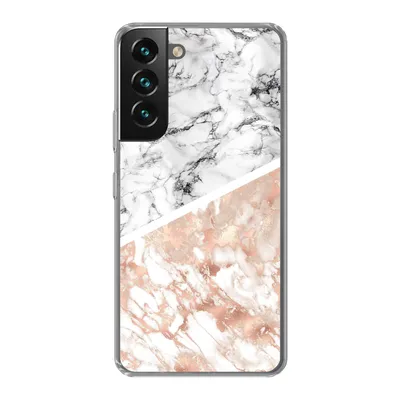 Produktbild von MuchoWow® Handyhülle Schutzhülle Hülle für Samsung Galaxy S22 Marmor - Rosa - Abstrakt - Luxus Silikon Softcase Handy Hülle - Mobiltelefonhülle