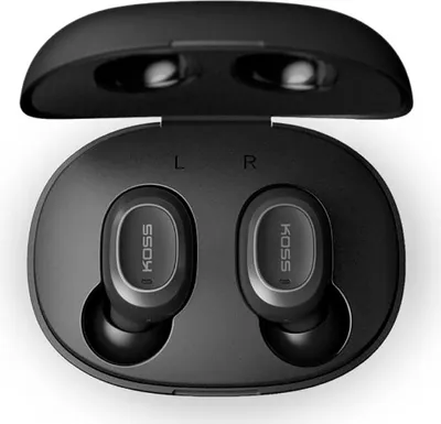 Obrázek produktu pro Koss TWS250i, True Wireless Stereo (TWS), Hovory/hudba, 20 - 20000 Hz, Sluchátka s mikrofonem, Černá