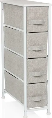 Produktbild von hjh LIVING Kommode mit 4 Schubladen FOLDRESS S Sideboard Schrank 76.0 x 20.0 x 48.0 cm