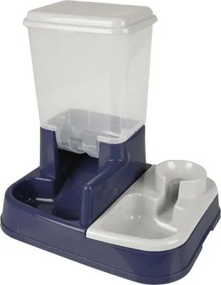 Produktbild von Flamingo Futter- und Wasserautomat Duo Max blau