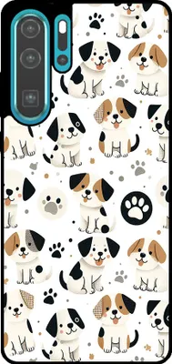Produktbild von Smartphonica Telefon Fall geeignet für Huawei P30 Pro mit Hund drucken - TPU zurück Abdeckung Fall Hund Design