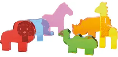 Obrázek produktu pro EDUPLAY 120772 Akrylová zvířata, 6 kusů (1 sada)