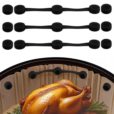 Productafbeelding van Set van 3 Magnetische Clips voor Heetluchtfriteuses, Hittebestendig