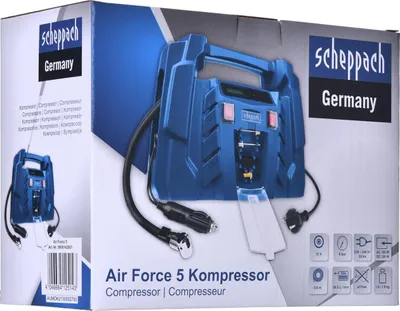 Obrázek produktu pro Kompresor vzduchový Scheppach AIR-FORCE 5 5906142901 0,2 W AC
