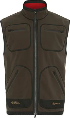 Produktbild von Härkila Kamko Fleece Waistcoat Herren (Brown/Red) Größe L