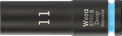 Produktbild von Wera 8790 B Impaktor Deep Steckschlüsseleinsatz mit 3/8 zoll-Antrieb, 11 x 63 mm