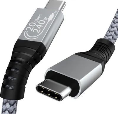 Immagine prodotto di INF Cavo USB C 240 W, cavo USB 3.2 (20 Gbps) Multicolore 1 m