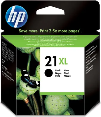 Produktbild von HP 21XL Schwarz Original Druckerpatrone mit hoher Reichweite, Hohe (XL-) Ausbeute, Schwarz, Tinte auf Pigmentbasis, 12 ml, 1 Stück(e), 475 Seiten
