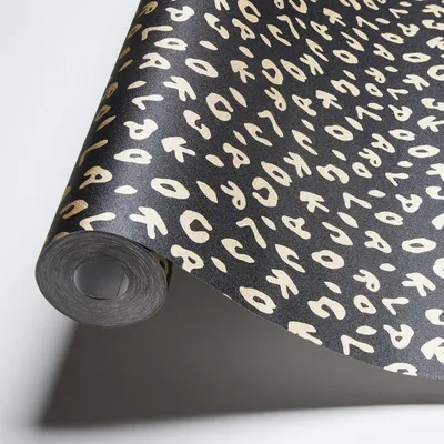 Produktbild von Karl Lagerfeld Wallpaper Designertapete Leopard Luxustapete Vliestapete gold schwarz metallic 10,05 m x 0,53 m