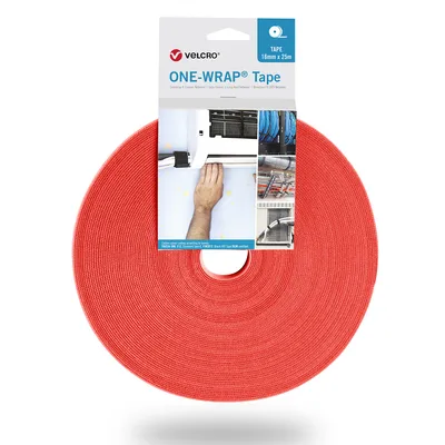 Obrázok produktu pre VELCRO® One Wrap® páska 10 mm široká, oranžová, 25 m
