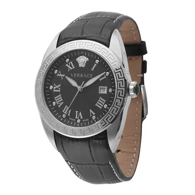 Produktbild von Versace Herren Armbanduhr V-Sport Schwarz/Silber VFE120015