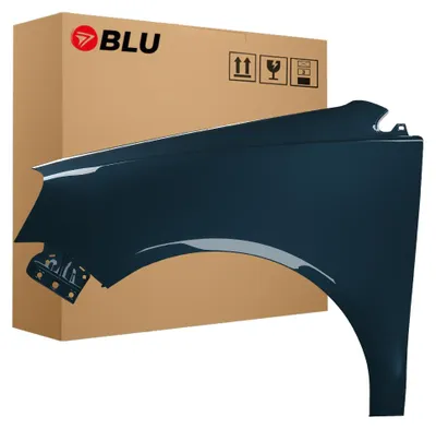 Obrázek produktu pro BLU Blatník náhrada pro VW Volkswagen Polo 9N3 IV 4 LIFT LC5F Levý Modrý GraphitBlau | 2005-2009 | Přední | Lakovaný | Připravený k montáži | Pozink
