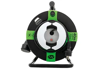Produktbild von REV 0010517412, 40 m, Draußen, 1,5 mm², Schwarz, Grün, Grau, Kunststoff, 1 AC-Ausgänge