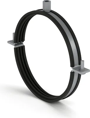 Produktbild von SR 150 Rundkanalhalterung mit Dämpfung / COMPAIR STEEL flow 150 (System Ø 150) / Halterung