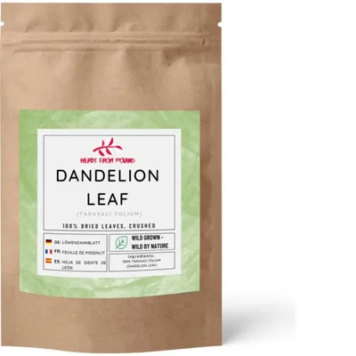 Produktbild von Herbs from Poland Geschnittene Löwenzahnblätter – Fördert Verdauung & Leberfunktion, Entgiftend & Entwässernd, 100% Natürlich – 500g