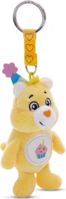 Image de nici Porte-clés anniversaire ourson porte-bonheur jaune