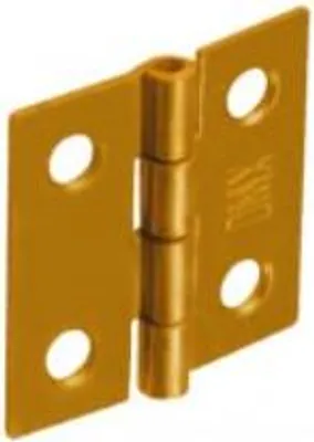 Produktbild von 100x Kistenband mit vernietetem Stift gelb verzinkt 25x25x1,0mm