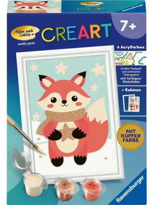 Obrázek produktu pro Ravensburger Malování podle čísel, série CREART, F: Liška mezi hvězdami, 12023171