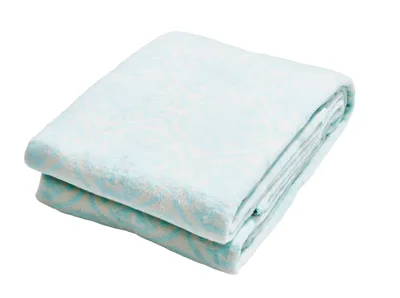 Produktbild von Kuscheldecke Florenz Mint mit Muster 150x200cm