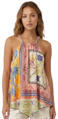 Produktbild von Desigual Damenbluse Casandra buntes Neckholder-Top XL