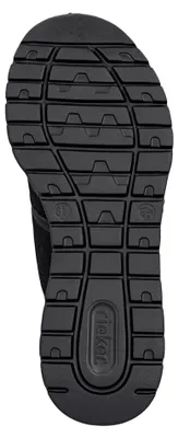Produktbild von Rieker Damen Sneaker Slip-on ultraleichte Sohle und MemoSoft Decksohle M6078, Größe:37 EU, Farbe:Schwarz