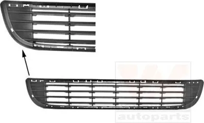 Produktbild von VAN WEZEL Lüftungsgitter Grill Stoßfänger für CITROËN BERLINGO (B9)