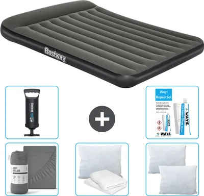 Obrázok produktu pre Bestway nafukovací matrac - pre 2 osoby - 152 x 203 x 30 cm - zelený - vrátane príslušenstva
