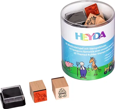 Obrázok produktu pre Heyda 204888488 Sada pečiatok "Horse & Farm"