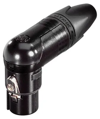 Zdjęcie produktu dla Neutrik NC3FRX-BAG, XLR, Czarny, Srebrny, -30 - 80 °C, 20,3 mm, 72,9 mm