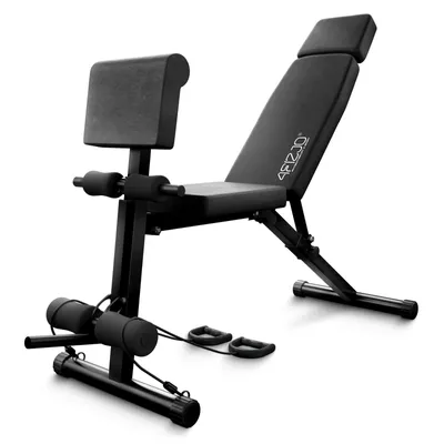 Obrázek produktu pro 4FIZJO Nastavitelná posilovací lavice PRO, nosnost 160 kg, černá