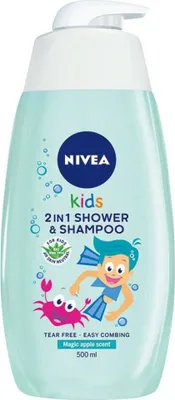 Produktbild von NIVEA Kids Körperwaschgel 2in1 mit Karamell-Apfel-Duft 500ml