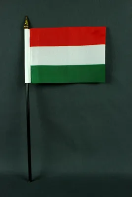 Produktbild von Flagge am Stab Ungarn 10x15 cm Handflagge Stockflagge Fähnchen
