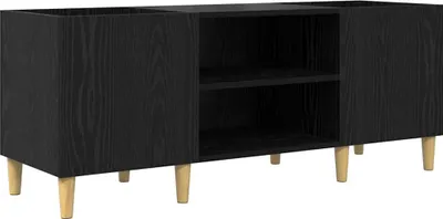 Obrázek produktu pro Skříň na gramofonové desky Černý dub 121 x 38 x 48 cm