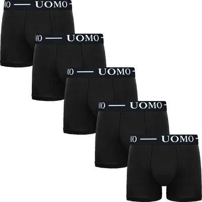 Produktbild von 10 er Pack Boxershorts Herren Deluxe Baumwolle Unterwäsche schwarz 7502 XL