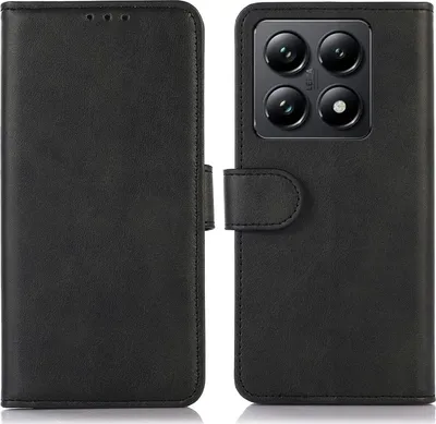 Produktbild von Mobigear Wallet  Xiaomi 14T Hülle Klapphülle Geldbörse - Schwarz