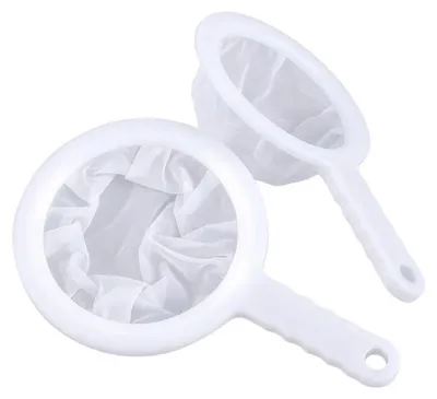 Image de Passoire fine - Maille de 200 microns - Passoire de cuisine en plastique - Lot de 2