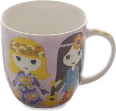 Immagine prodotto di Tazza 370 ML Hippy Chicks rosa, Maxwell e Williams