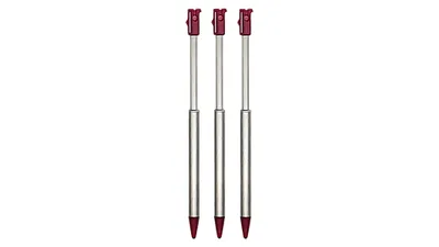 Produktbild von Nintendo 3DS Teleskopstifte NEU Touch Pen Drittanbieter Stylus ausziehbar 3x Weinrot