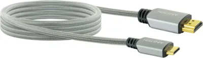 Image de AINSTEIN Câble HDMI haut débit avec Ethernet, 4K, Full HD, 3D, Ultra HD "avec mini HDMI mâle