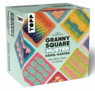 Produktbild von Granny Square Muster Häkel-Karten (Deutsche Ausgabe)