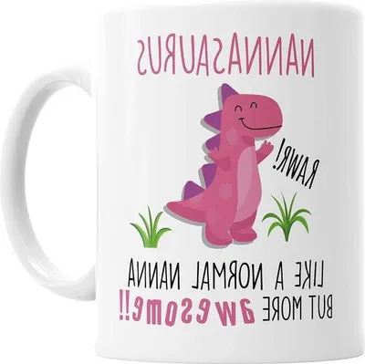Zdjęcie produktu dla Zabawny kubek z motywem dinozaurów dla taty