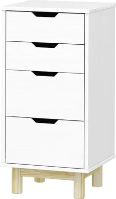 Obrázok produktu pre Komoda 2+2 zásuvky BONITO 2 biely lak