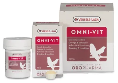 Zdjęcie produktu dla Versele Laga Oropharma Omni-vit 25g preparat na poprawe kondycji dla ptaków