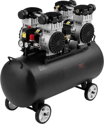Obrázok produktu pre Kompresor – Oellos, prenosný – oceľová nádrž 75 L – výkon 4 kW – prietok 414 L/min – maximálny tlak 8,6 bar – hlučnosť 78 dB